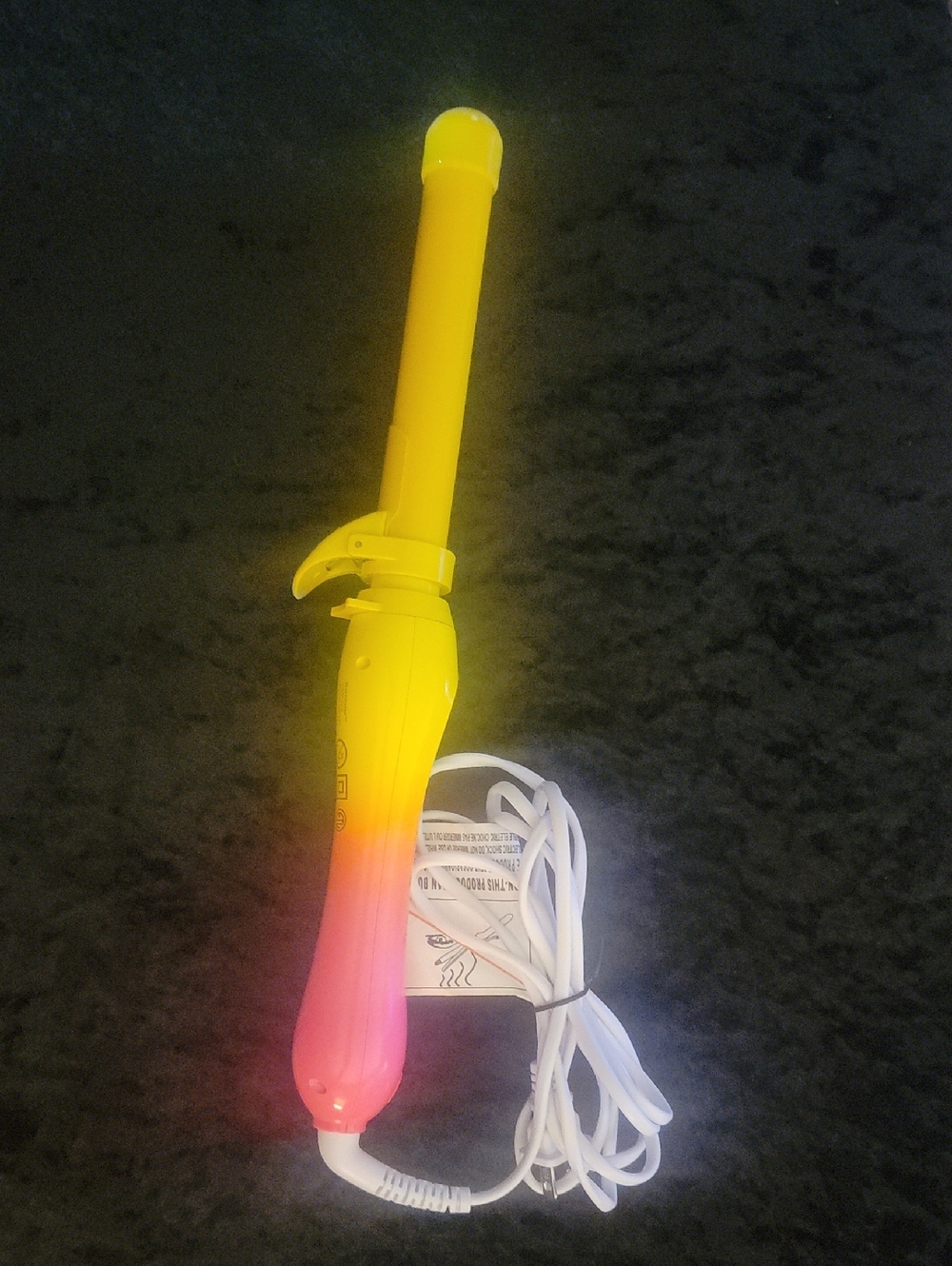 Beachwaver  B1. Yellow to Pink Gradient Curling Wand